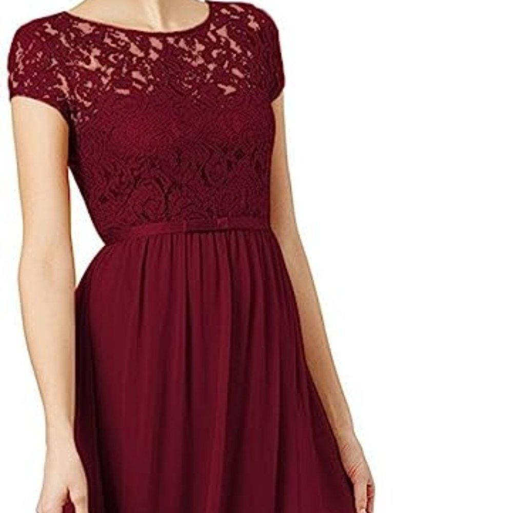 Floor-Length Chiffon Bridesmaid Dress